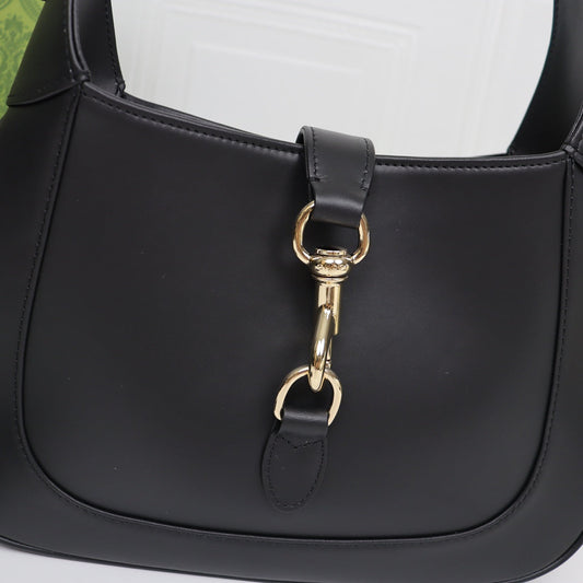 Small Shoulder Bag Black Leather