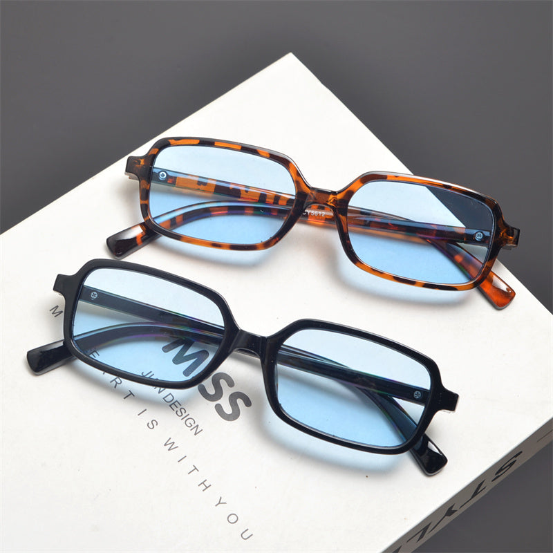 Gafas de sol rectangulares de acetato