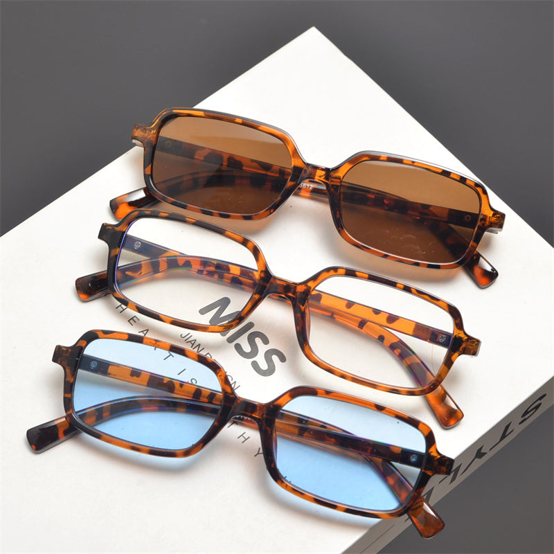 Gafas de sol rectangulares de acetato