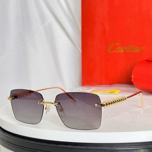 Gafas de sol cuadradas sin montura