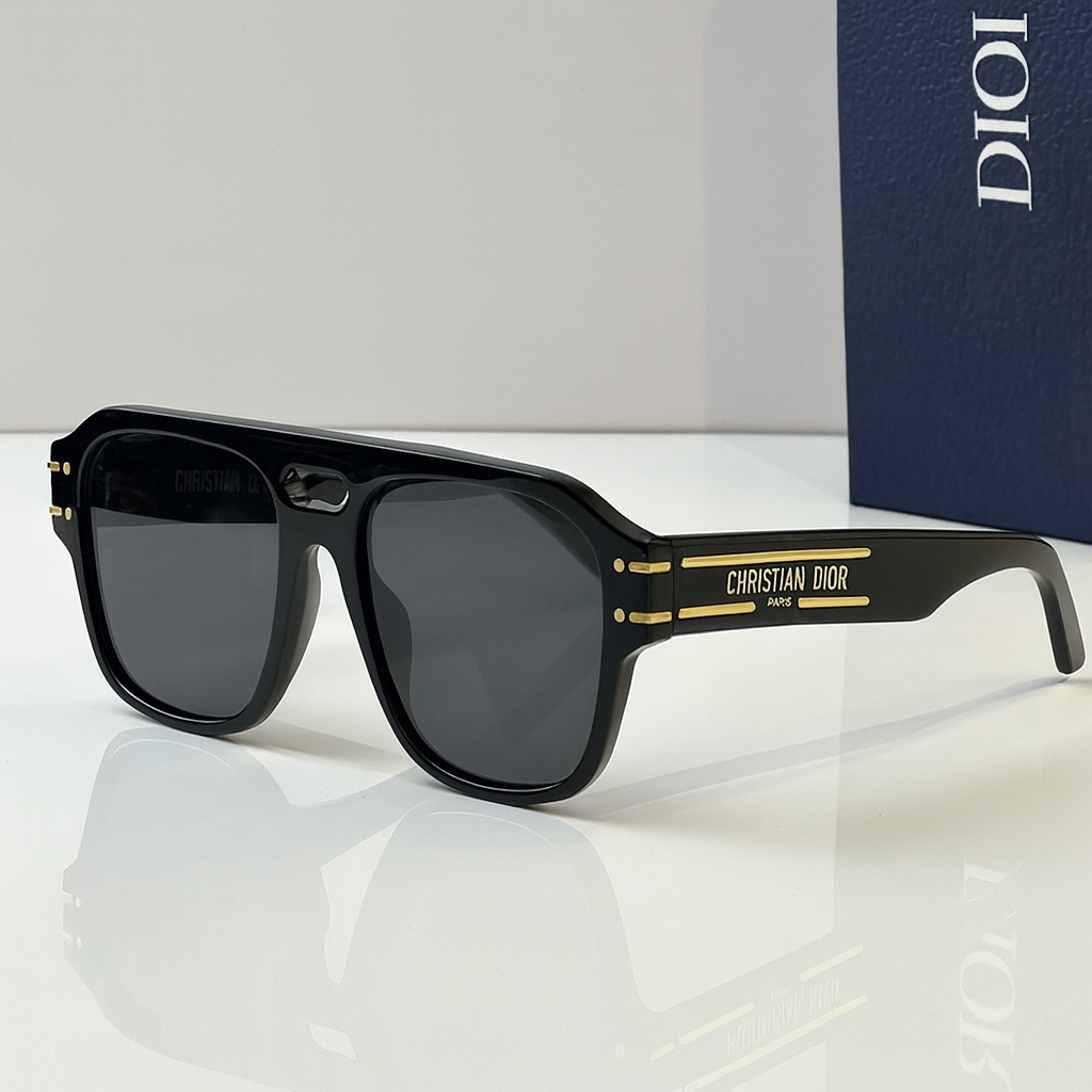 Gafas cuadradas de acetato llamativas