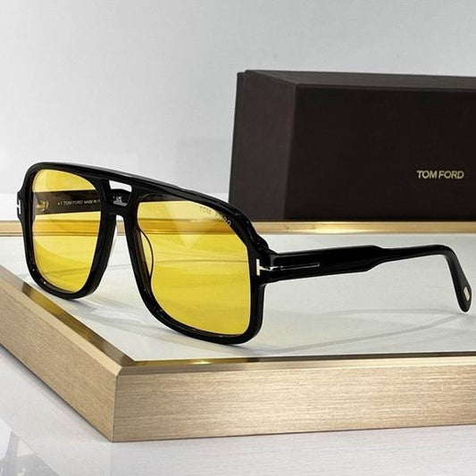 Gafas de sol clásicas rectangulares de acetato