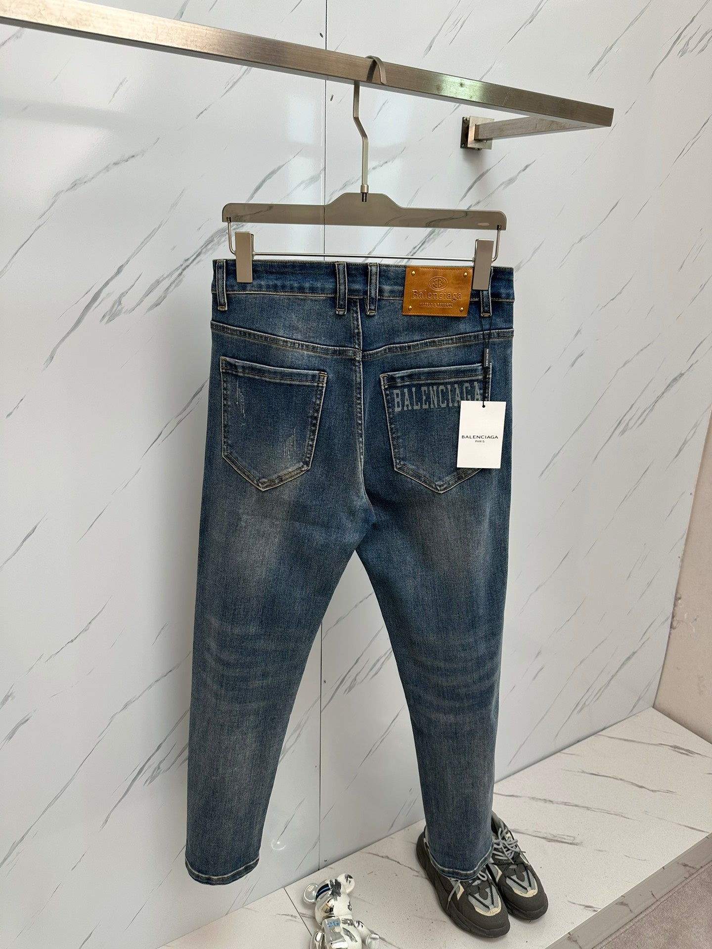 Men’s Designer Washed Denim Jeans